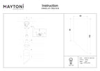 Lampa sufitowa Technical Lipari IP20 1xGU10 C044CL-01-15GU10-B | Czarny