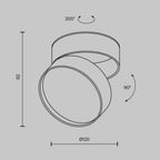 Lampa sufitowa Technical Onda IP20 x C024CL-18W3K-W-1 | Biały