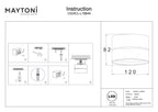 Lampa sufitowa Technical Onda IP20 x C024CL-L18B4K | Czarny