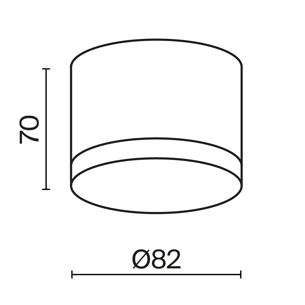 Lampa sufitowa Technical Pauline IP44 1xGX53 C087CL-GX53-W | Biały