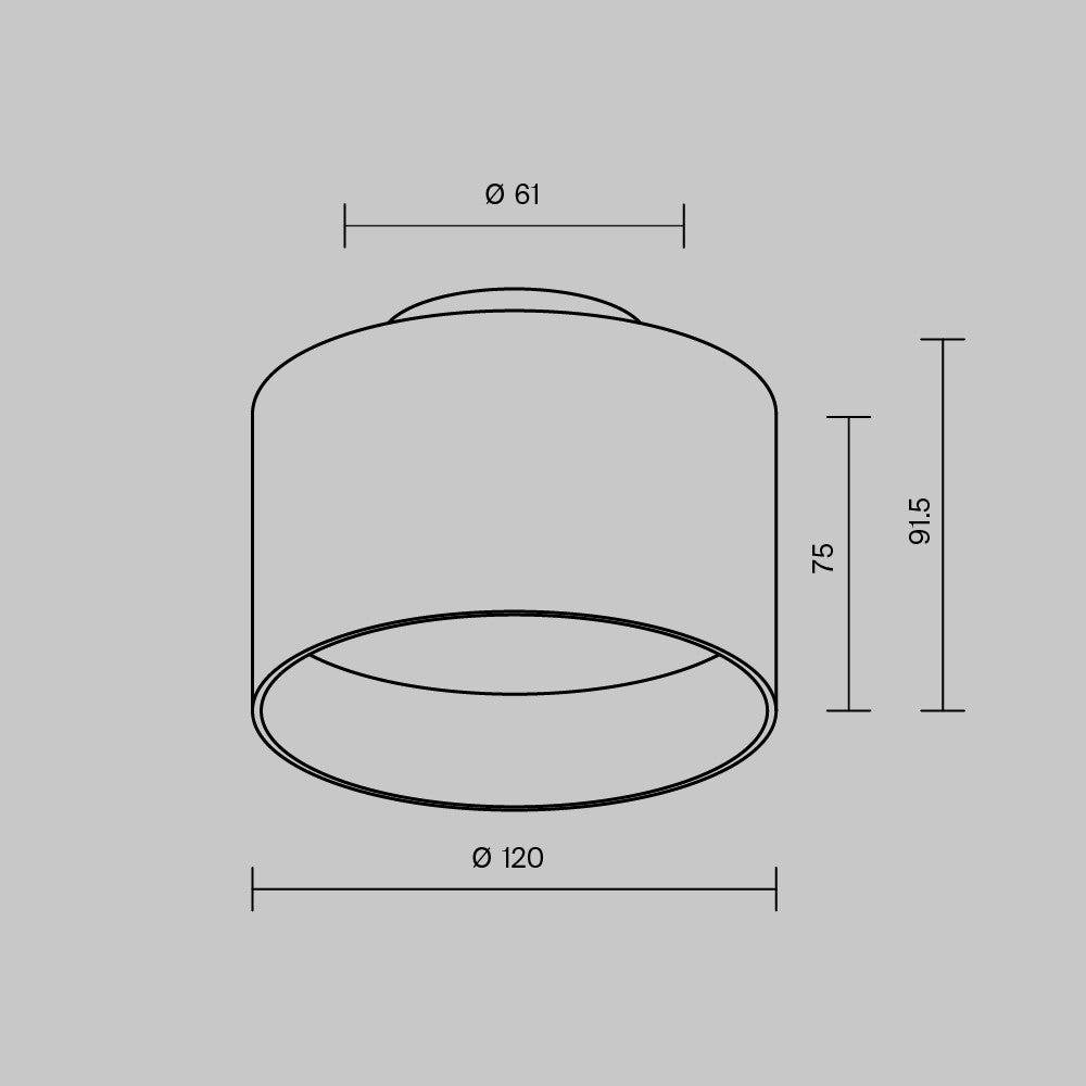 Lampa sufitowa Technical Planet IP20 x C009CW-L16W | Biały