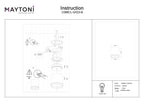 Lampa sufitowa Technical Polar IP20 1xGX53 C088CL-GX53-B | Czarny