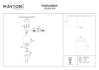 Lampa sufitowa Technical Slim IP20 1xGU10 C012CL-01B | Czarny