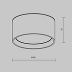 Lampa sufitowa Technical Vega IP20 x C089CL-15W3K-W | Biały