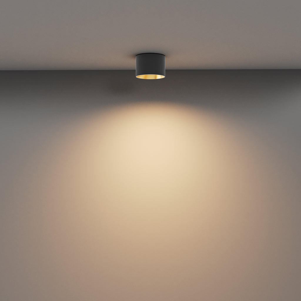 Lampa sufitowa Technical Vega IP20 x C089CL-8W3K-BMG | Czarny i matowe złoto