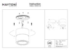 Lampa sufitowa Technical Yin IP20 x C084CL-15W4K-D-B | Czarny