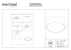 Lampa sufitowa Technical Zon IP20 x C032CL-24W3K-RD-MG | Matowe złoto