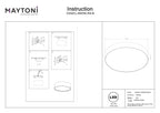 Lampa sufitowa Technical Zon IP20 x C032CL-45W3K-RD-B | Czarny