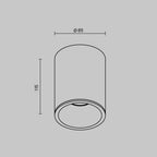 Lampa sufitowa Technical Zoom IP54 1xGU10 C029CL-01W | Biały