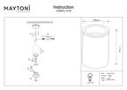 Lampa sufitowa Technical Zoom IP54 1xGU10 C029CL-01W | Biały
