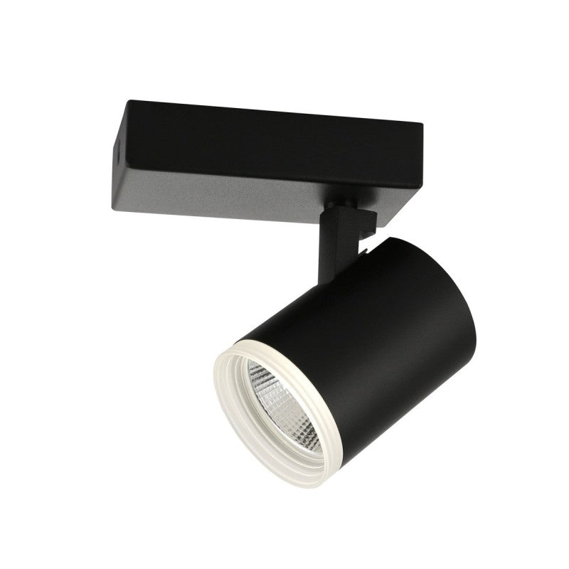 Lampa sufitowa reflektor HELVIA dł. 11,5cm 5W LED barwa neutralna 4000K | czarny