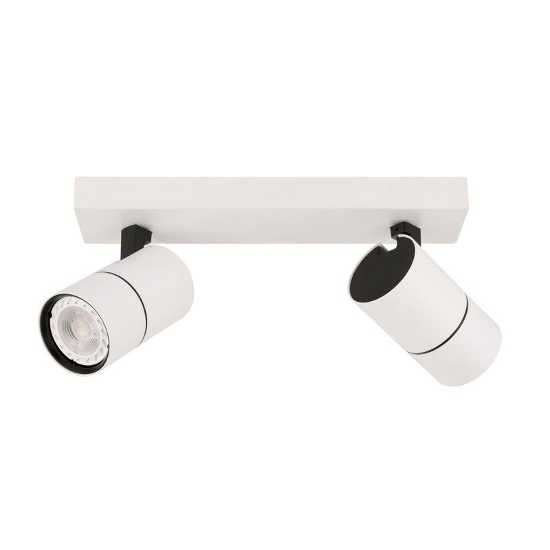 Lampa sufitowa reflektor Laconi dł. 28,5cm 2xGU10 | biały