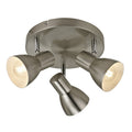 Lampa sufitowa reflektor RIADO śr. 8cm 3xE14 | nikiel