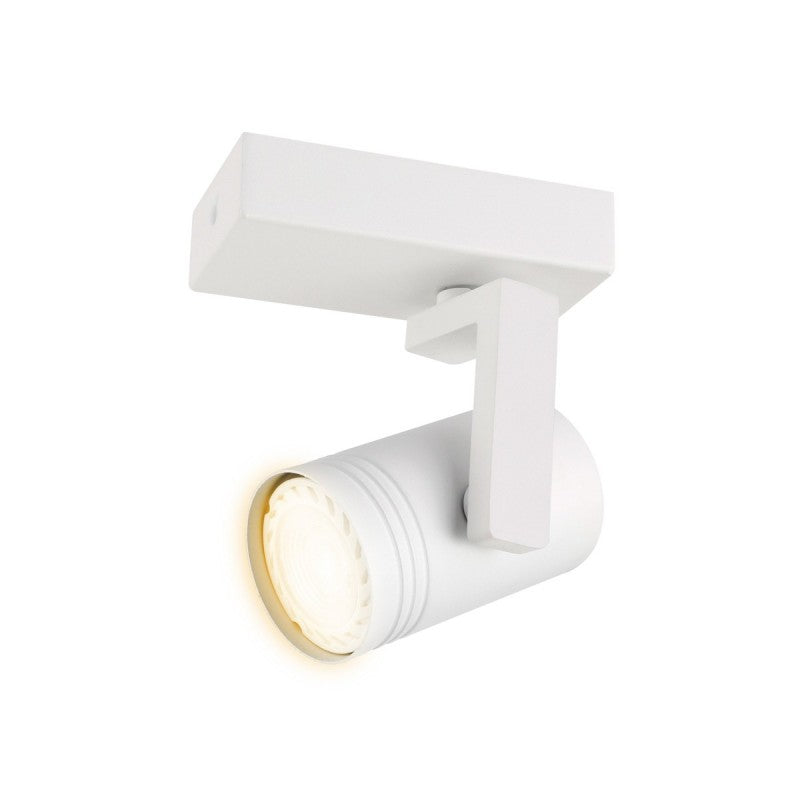 Lampa sufitowa reflektor SPIELA dł. 11cm GU10 | biały