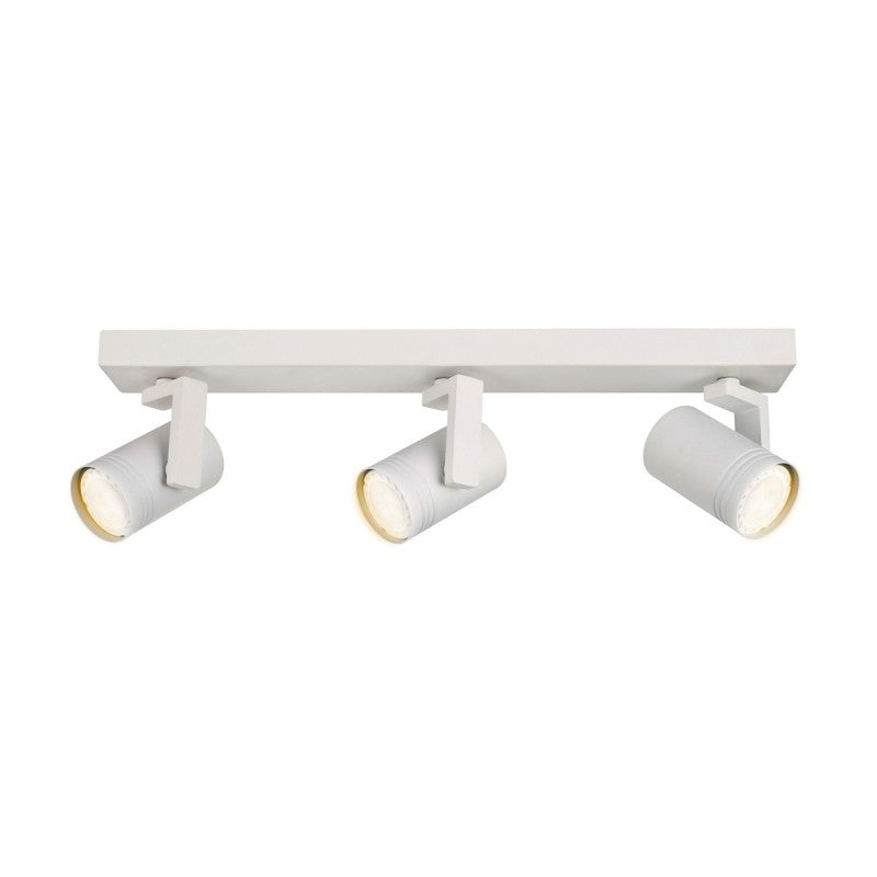 Lampa sufitowa reflektor SPIELA dł. 46cm 3xGU10 | biały