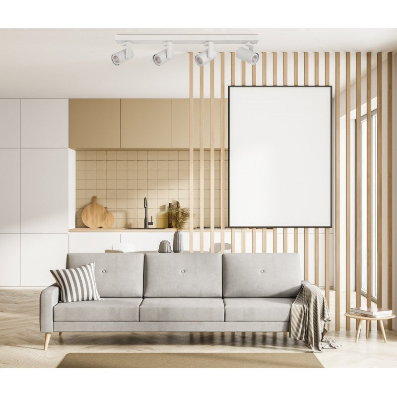 Lampa sufitowa reflektor SPIELA dł. 64cm 4xGU10 | biały