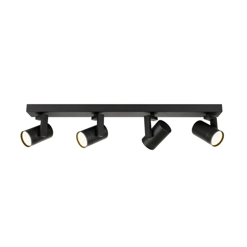 Lampa sufitowa reflektor SPIELA dł. 64cm 4xGU10 | czarny