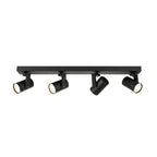 Lampa sufitowa reflektor SPIELA dł. 64cm 4xGU10 | czarny