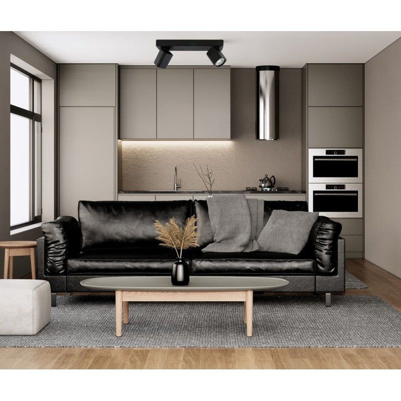 Lampa sufitowa reflektor Senova dł. 32cm 2xGU10 | biały