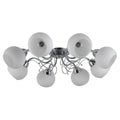 Lampa sufitowa żyrandol Masseri śr. 67cm 8xE27| chrom/biały
