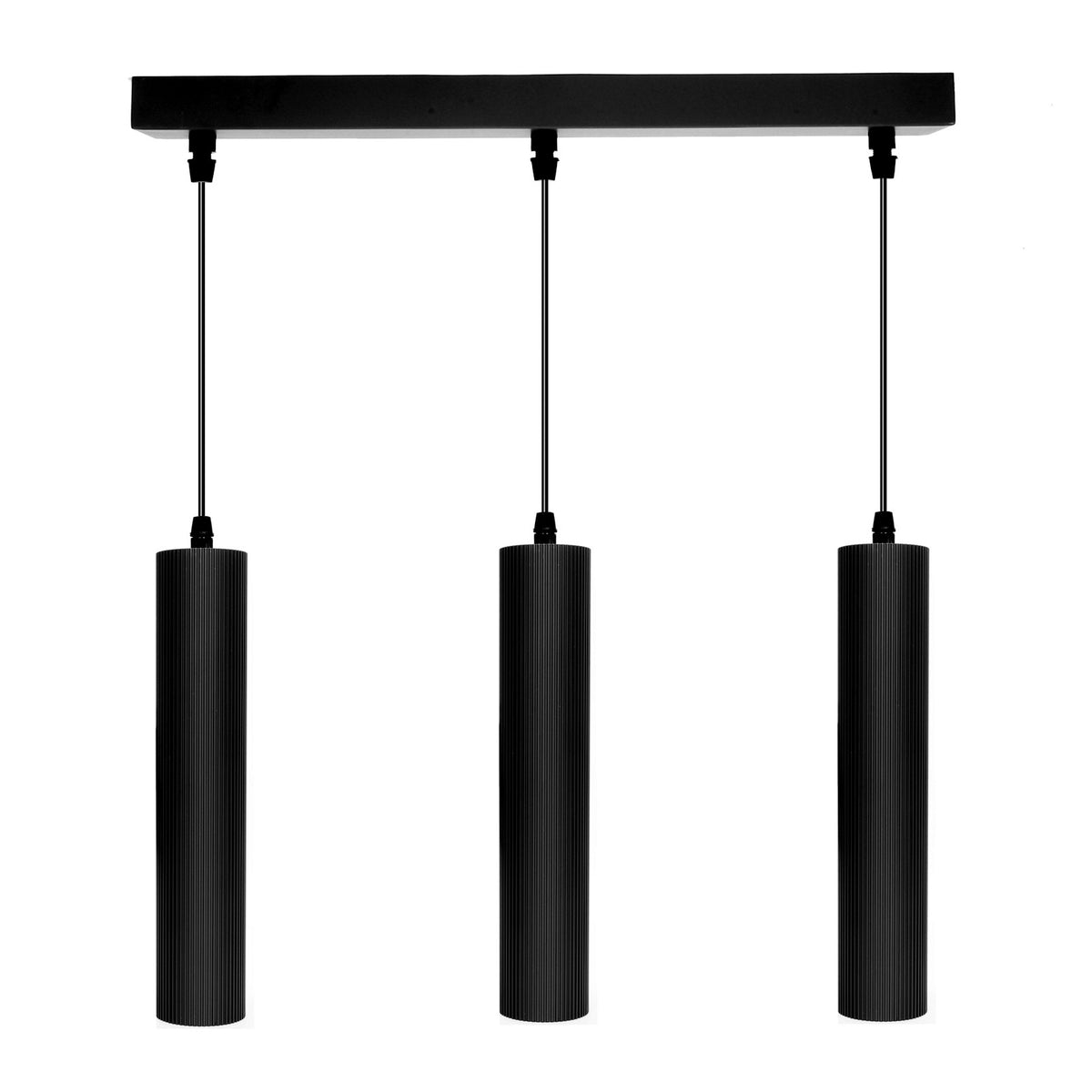 Lampa wisząca 3 x GU10 ESLA  KJ217 czarny | DML1648