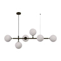 Lampa wisząca ALISA, czarny/biały, 6x40W E14