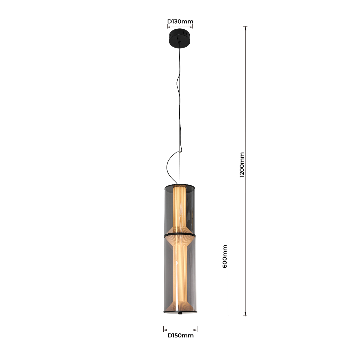 Lampa wisząca Aeris 2 dymna LED CCT
