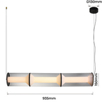 Lampa wisząca Aeris 3 linia transparent LED CCT