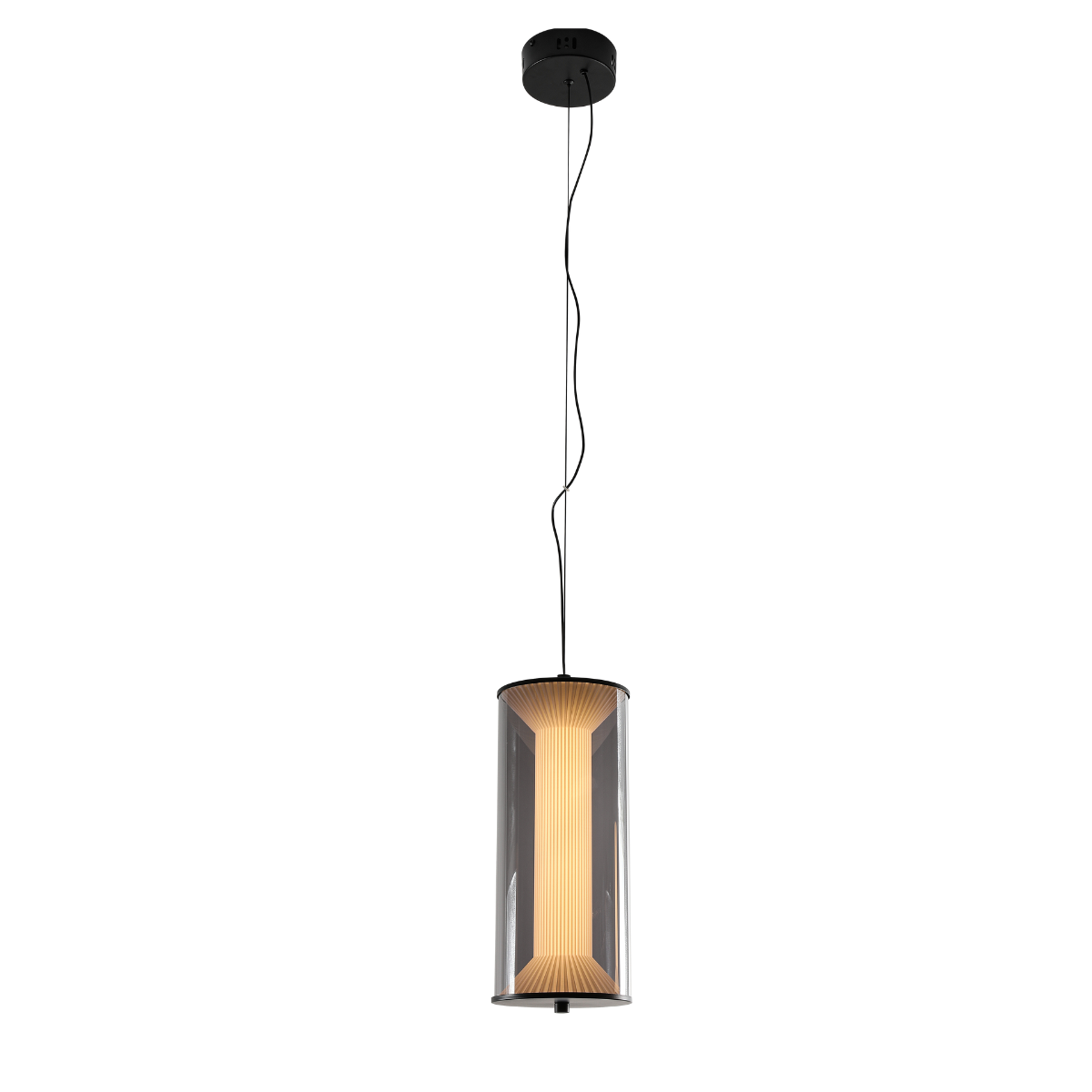 Lampa wisząca Aeris dymna LED CCT