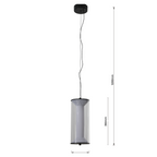Lampa wisząca Aeris transparentna LED CCT