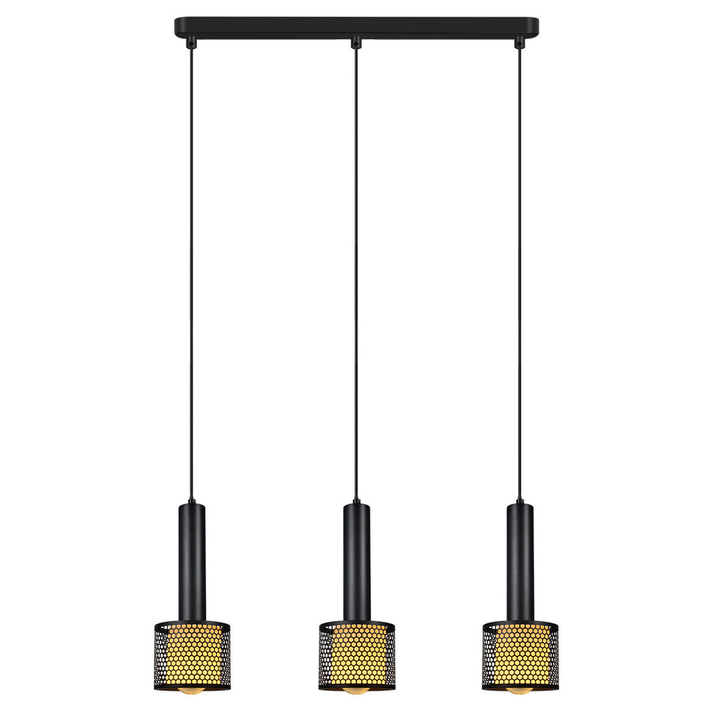 Lampa wisząca Amo czarna 3xE27