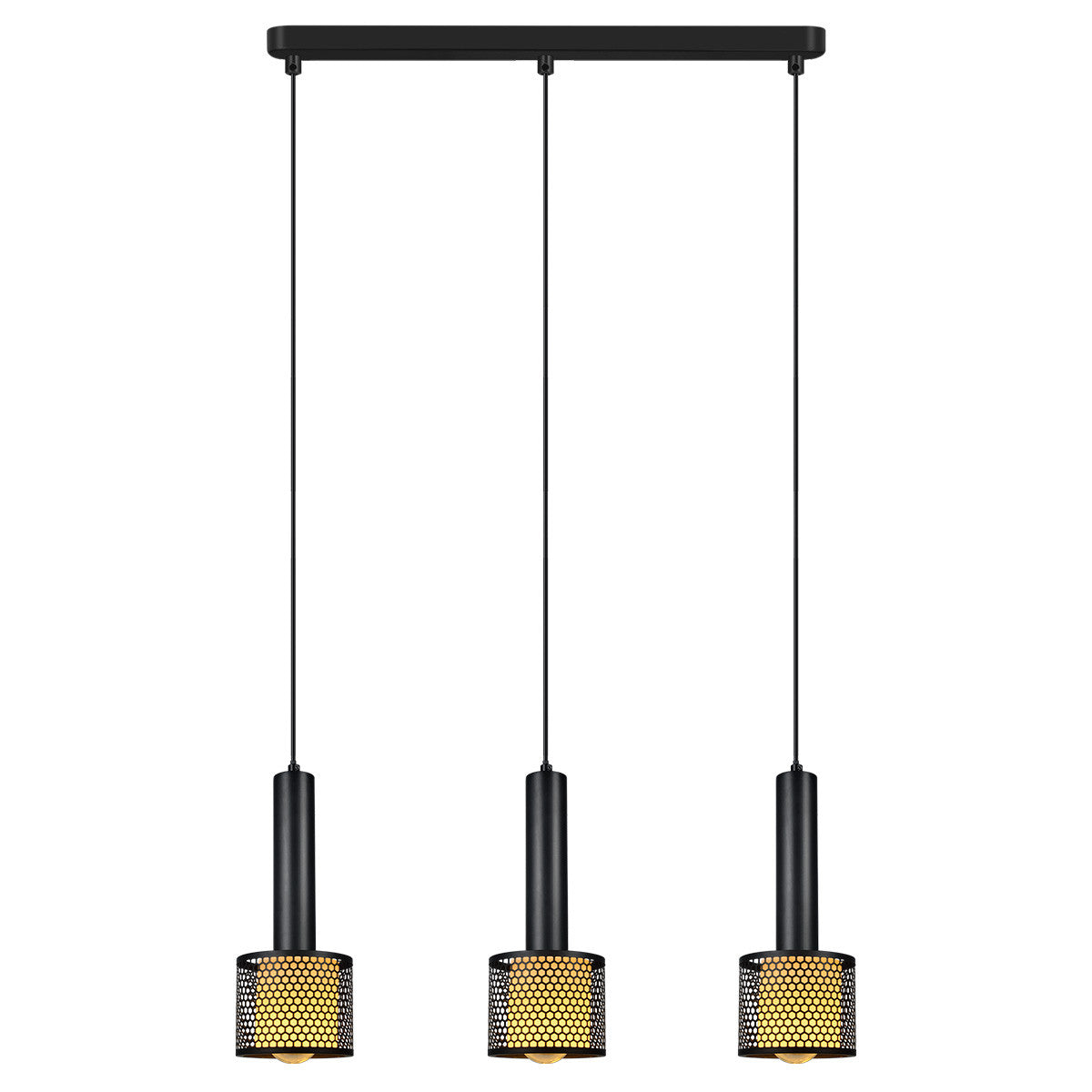Lampa wisząca Amo czarna 3xE27