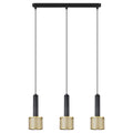 Lampa wisząca Amo czarno-złota 3xE27