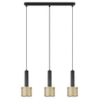Lampa wisząca Amo czarno-złota 3xE27