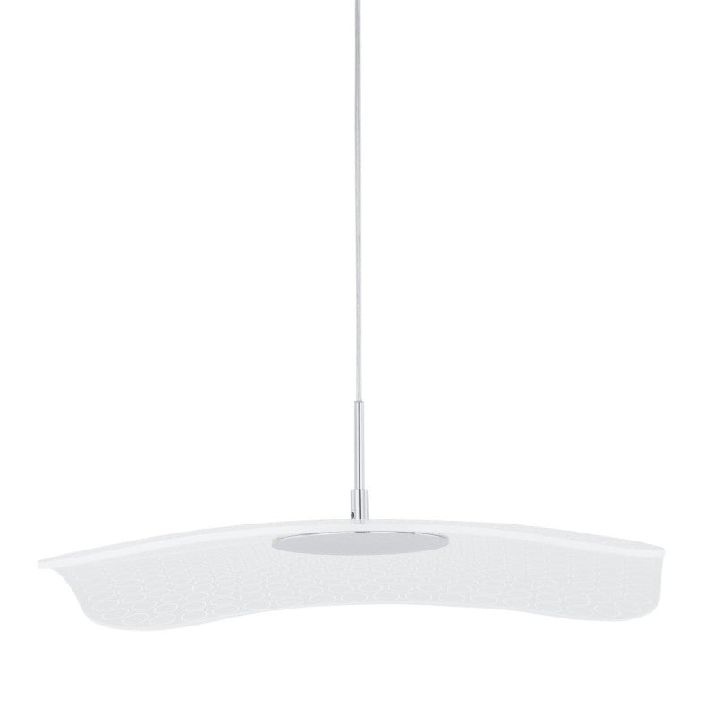 Lampa wisząca Blossom szer. 54cm 8W LED ciepła biel 3000K | chrom