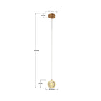 Lampa wisząca Brillant 1 złota LED CCT