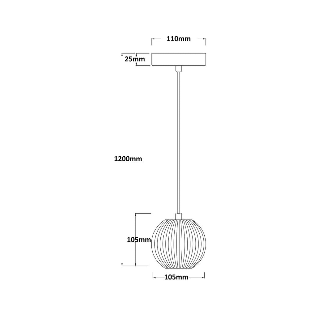 Lampa wisząca Brillant 1 złota LED CCT