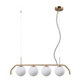 Lampa wisząca CARIMI dł. 90cm 4xG9 | mosiężny