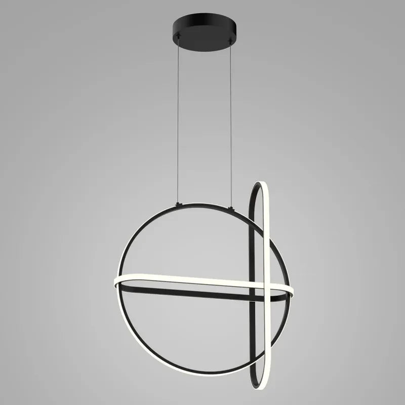 Lampa wisząca Cerrila śr. 52cm 48,6W LED ciepła biel temp. 3000K | czarny