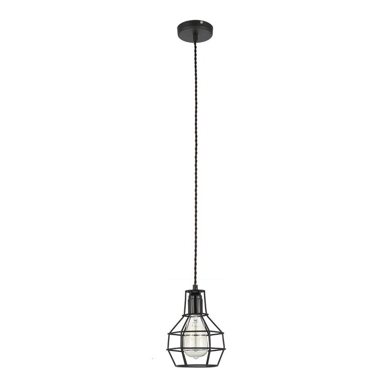 Lampa wisząca Constantin śr. 13.5cm E27 | czarny
