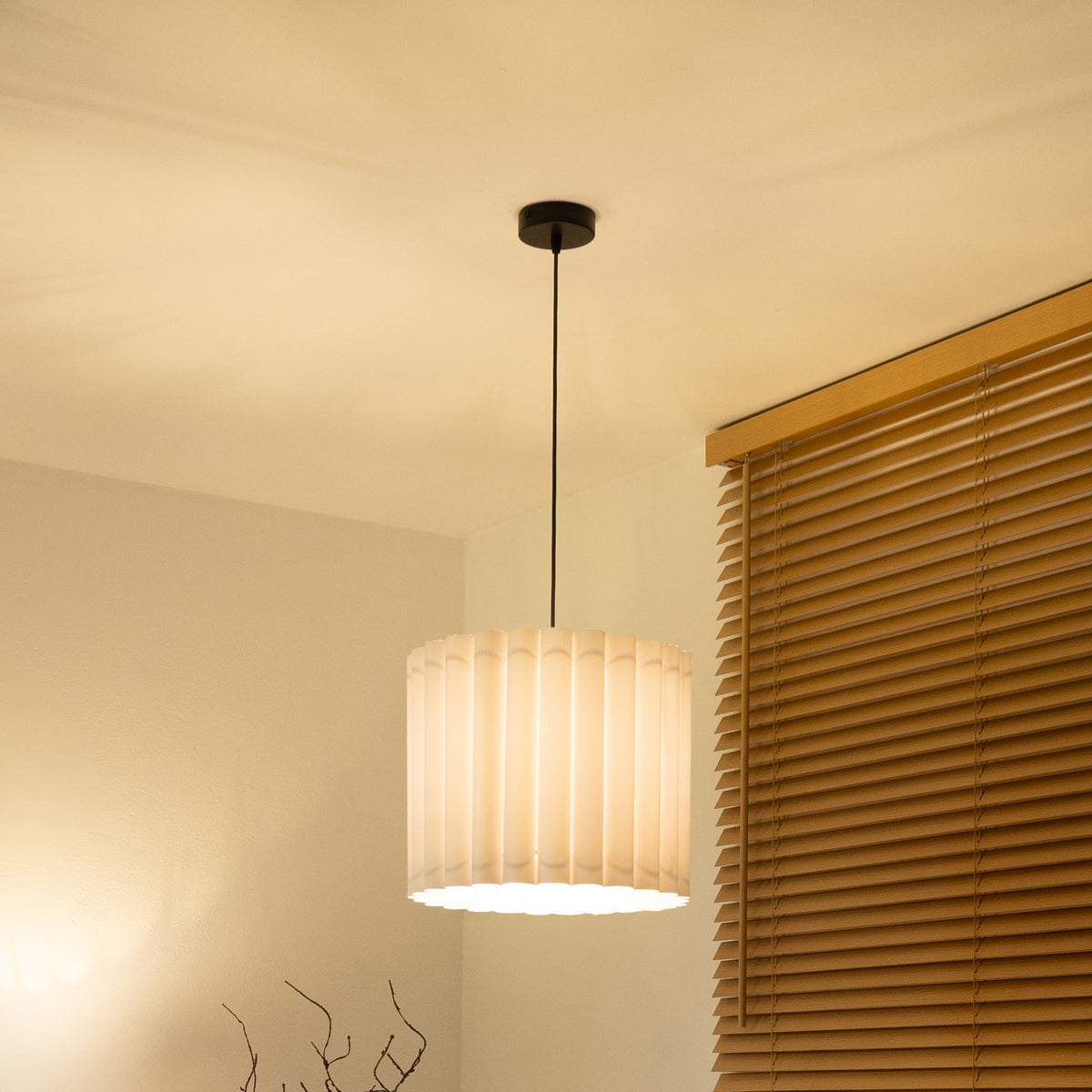 Lampa wisząca DUOLLA ARIA HL 70644 Biały/n/a 1xE27 średn.35cm