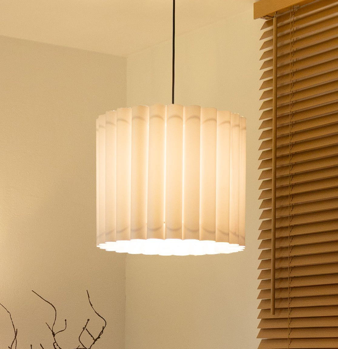 Lampa wisząca DUOLLA ARIA HL 70644 Biały/n/a 1xE27 średn.35cm