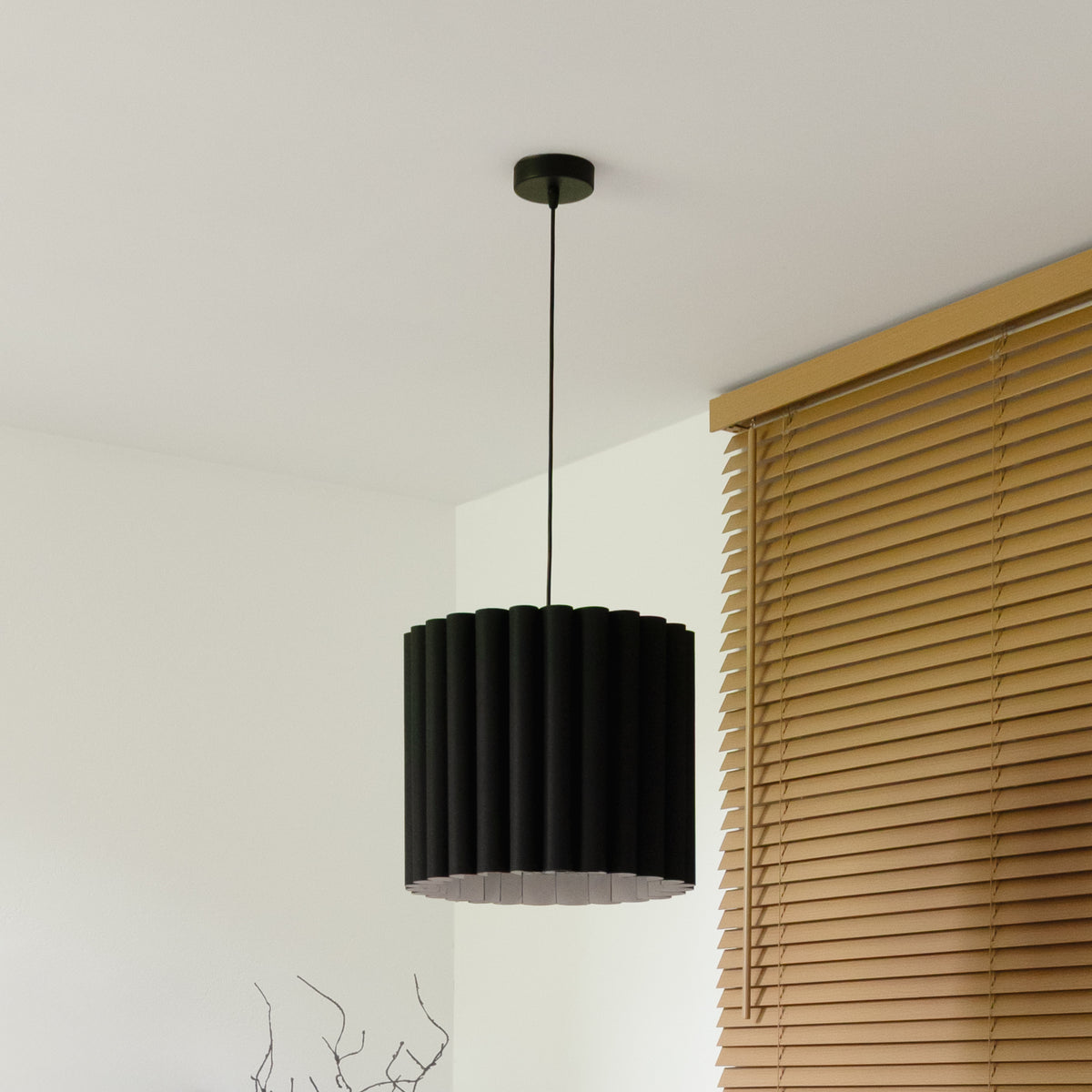 Lampa wisząca DUOLLA ARIA HL 70873 Czarny/n/a 1xE27 średn.35cm