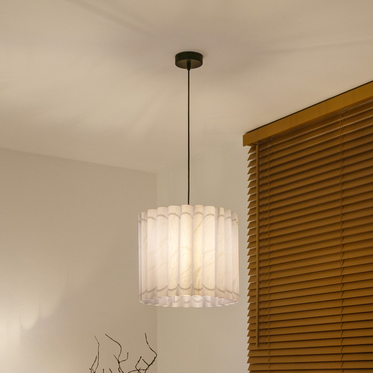 Lampa wisząca DUOLLA ARIA HL 70941 Biały/n/a 1xE27 średn.35cm