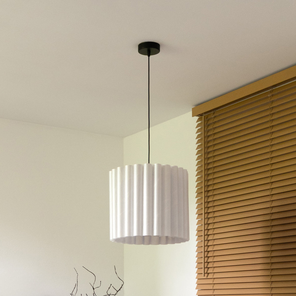 Lampa wisząca DUOLLA ARIA HL 70941 Biały/n/a 1xE27 średn.35cm