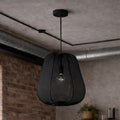 Lampa wisząca DUOLLA BARI 752446 Czarny/n/a 1xE27 średn.37cm