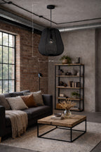 Lampa wisząca DUOLLA BARI 752446 Czarny/n/a 1xE27 średn.37cm
