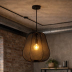 Lampa wisząca DUOLLA BARI 752446 Czarny/n/a 1xE27 średn.37cm