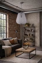 Lampa wisząca DUOLLA BARI 752453 szary/n/a 1xE27 średn.37cm