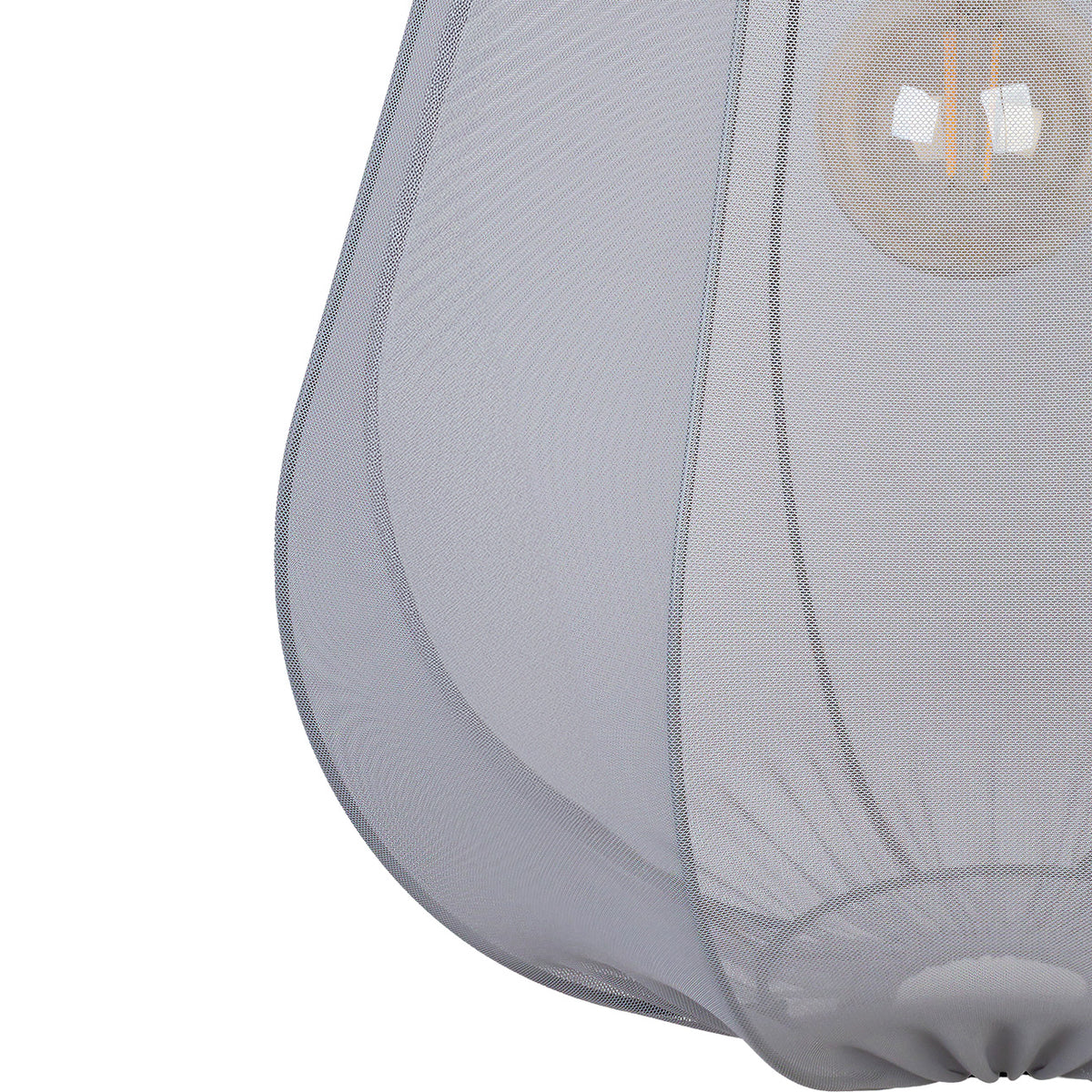 Lampa wisząca DUOLLA BARI 752453 szary/n/a 1xE27 średn.37cm